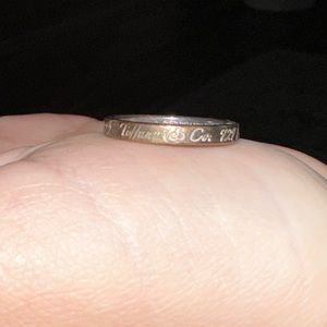 Tiffany and Co. Silver address ring